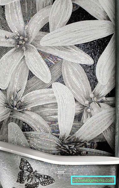 Mosaic för badrummet