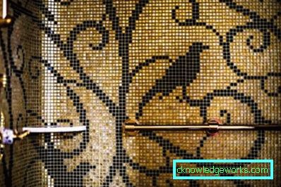 Mosaic för badrummet