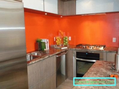 386-Orange kök - 70 bilder av de bästa