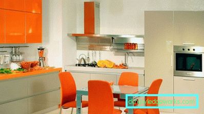 386-Orange kök - 70 bilder av de bästa