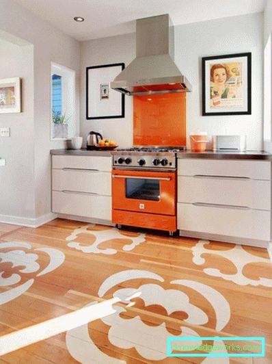 386-Orange kök - 70 bilder av de bästa
