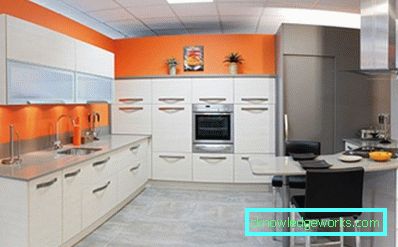 386-Orange kök - 70 bilder av de bästa
