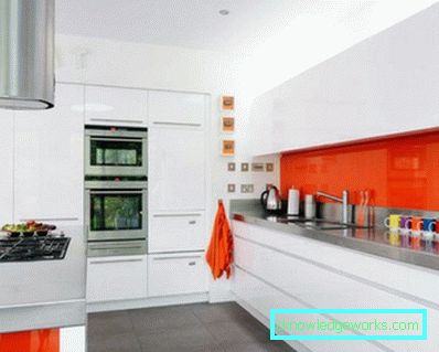 386-Orange kök - 70 bilder av de bästa