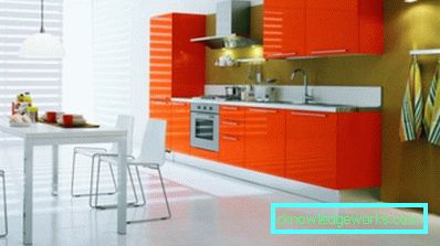 386-Orange kök - 70 bilder av de bästa