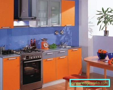 386-Orange kök - 70 bilder av de bästa
