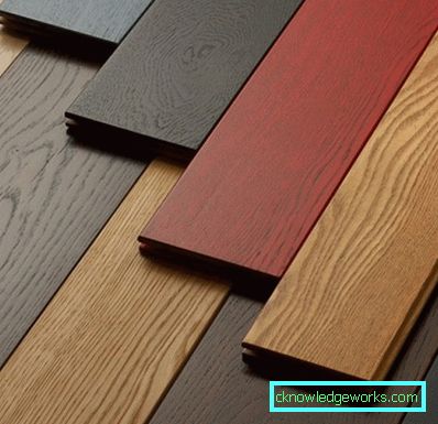 Väggdekoration i korridoren med laminat - fotoutformning