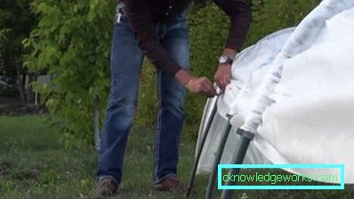 Växthus från bågar med täckmaterial: beskrivning och användning Växthus från bågar med täckmaterial: beskrivning och användning