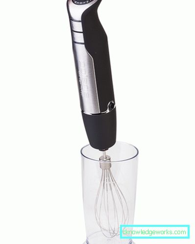 Immersion mixer med en visp Immersion mixer med en visp