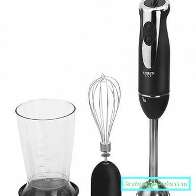 Immersion mixer med en visp Immersion mixer med en visp