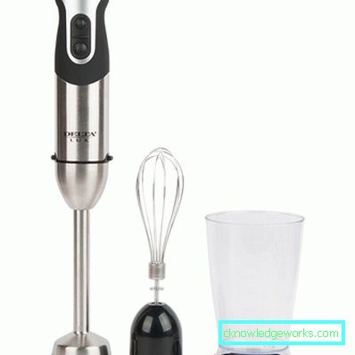 Immersion mixer med en visp Immersion mixer med en visp