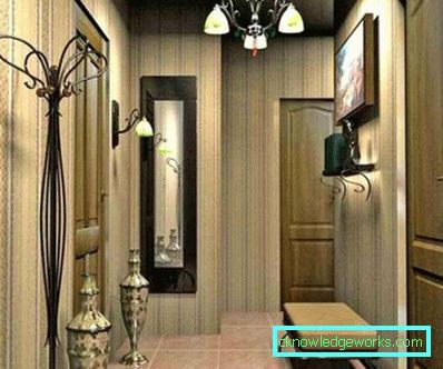 Hall i engelsk stil - bilder av inredningsdesign