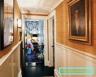 Hall i engelsk stil - bilder av inredningsdesign
