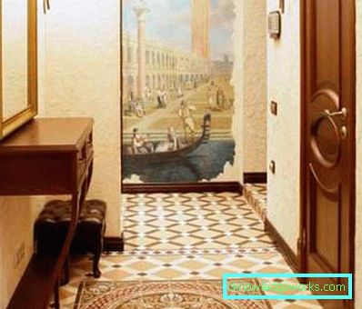 Hall i engelsk stil - bilder av inredningsdesign