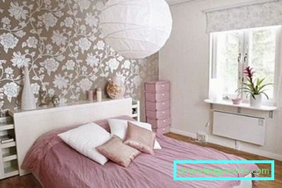 DIY reparation i sovrummet - foto alternativ