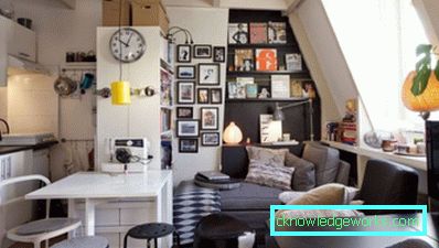 343-sovrum i en lägenhet med 1 rum