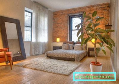 451-sovrum i loftstil - 50 bilder