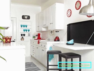 404-bord för ett litet kök - 88 bilder