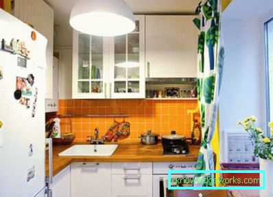 Hörn kök för litet kök
